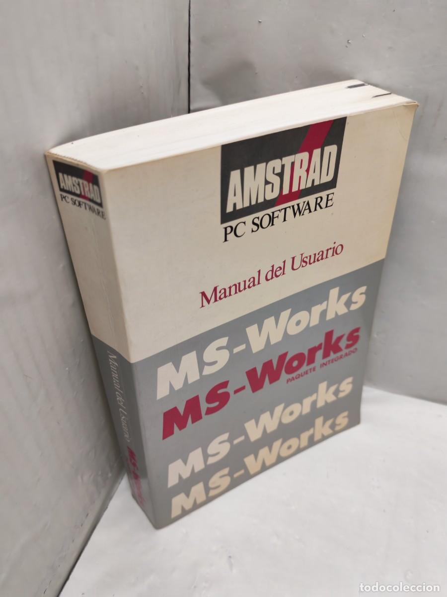 Libros de segunda mano: Amstrad PC Software. Manual del usuario Ms-Works. Paquete integrado - Foto 3