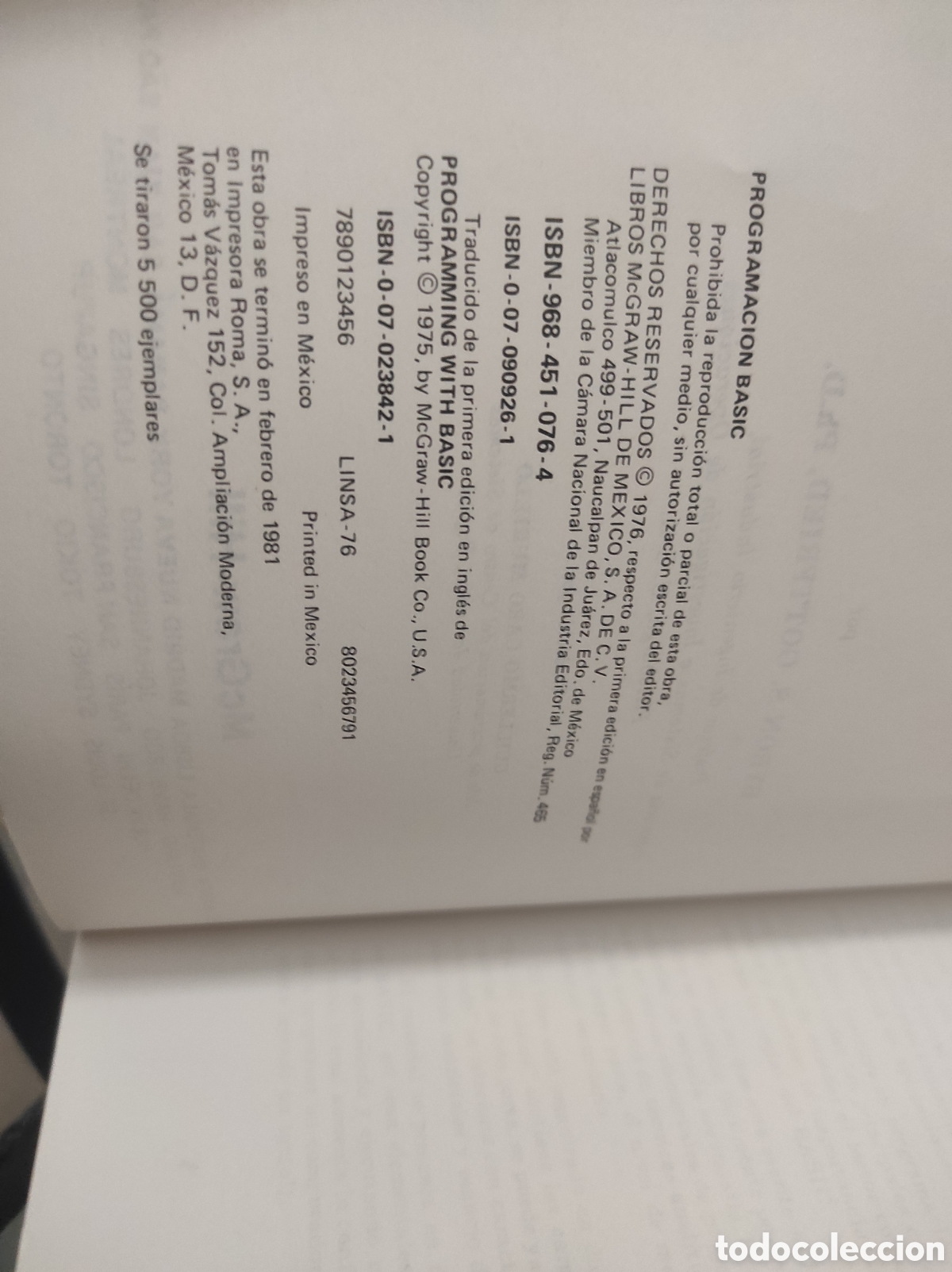 Libros de segunda mano: Programaci&oacute;n BASIC. Teor&iacute;a y 346 problemas resueltos, de Byron S. Gottfried - Foto 3