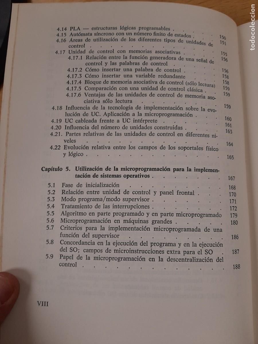 Libros de segunda mano: Microprogramaci&oacute;n y control en ordenadores - Guy G. Boulaye - Marcombo, 1982 - Foto 8
