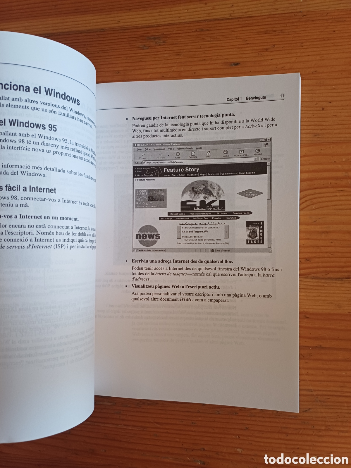 Libros de segunda mano: Guia diniciaci&oacute; Microsoft Windows 98 En catal&agrave; informatica Generalitat de Catalunya - Foto 2