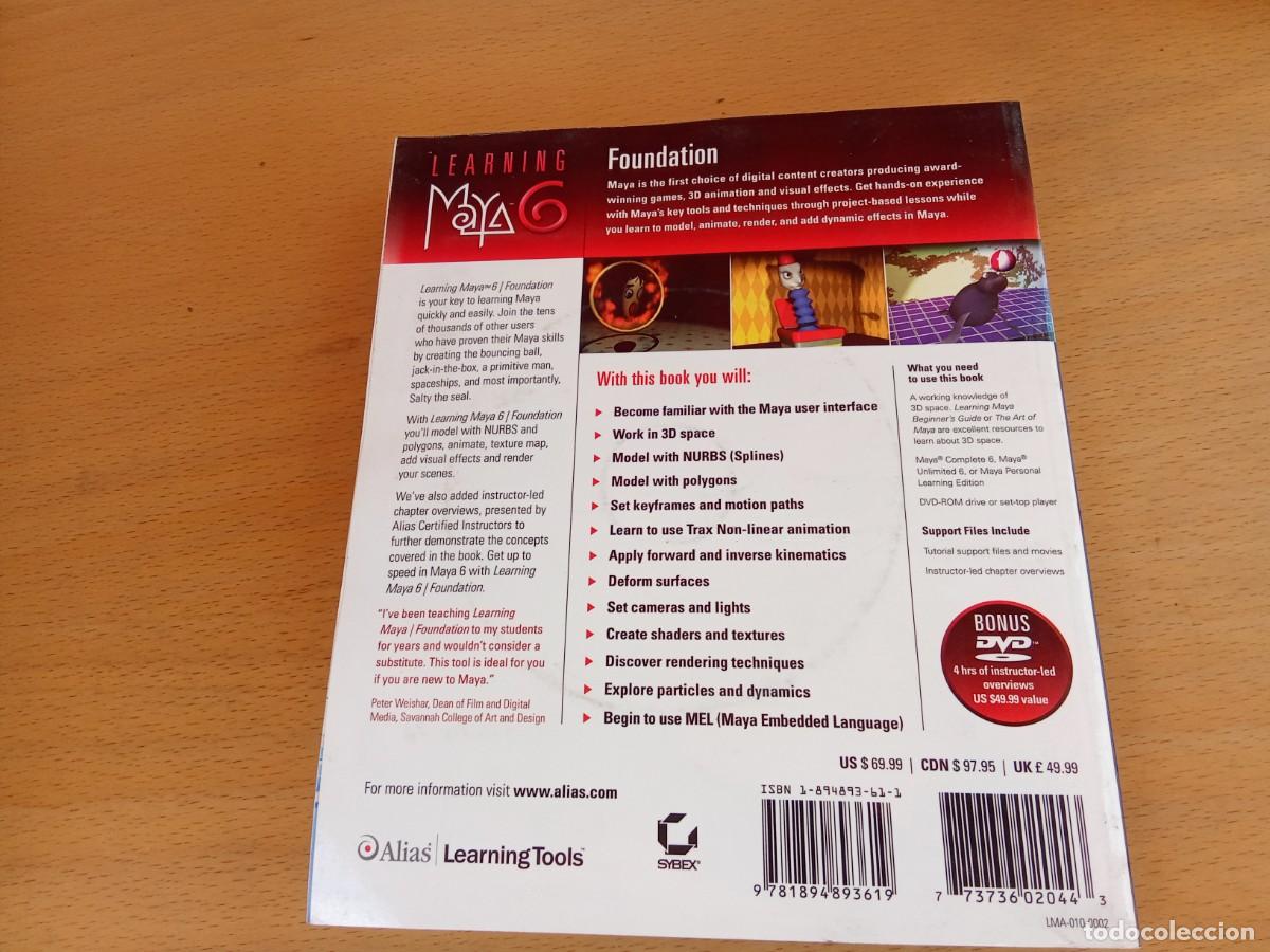 Libros de segunda mano: LEARNING MAYA 6 FOUNDATION/CON CD/ en ingles - Foto 30