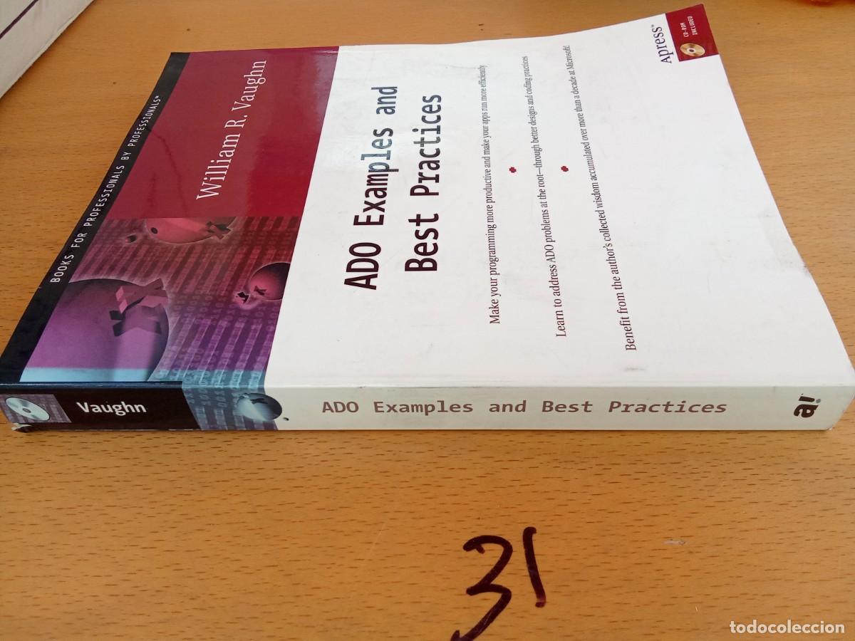 Libros de segunda mano: ADO EXAMPLES AND BEST PRACTICES/VAUGHN/CON CD/en ingles Ejemplos y mejores pr&aacute;cticas de ADO - Foto 2