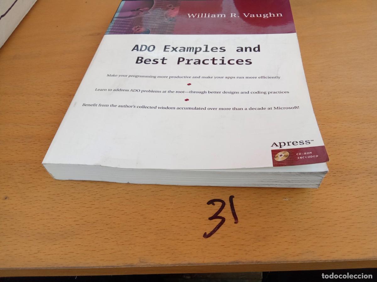 Libros de segunda mano: ADO EXAMPLES AND BEST PRACTICES/VAUGHN/CON CD/en ingles Ejemplos y mejores pr&aacute;cticas de ADO - Foto 3