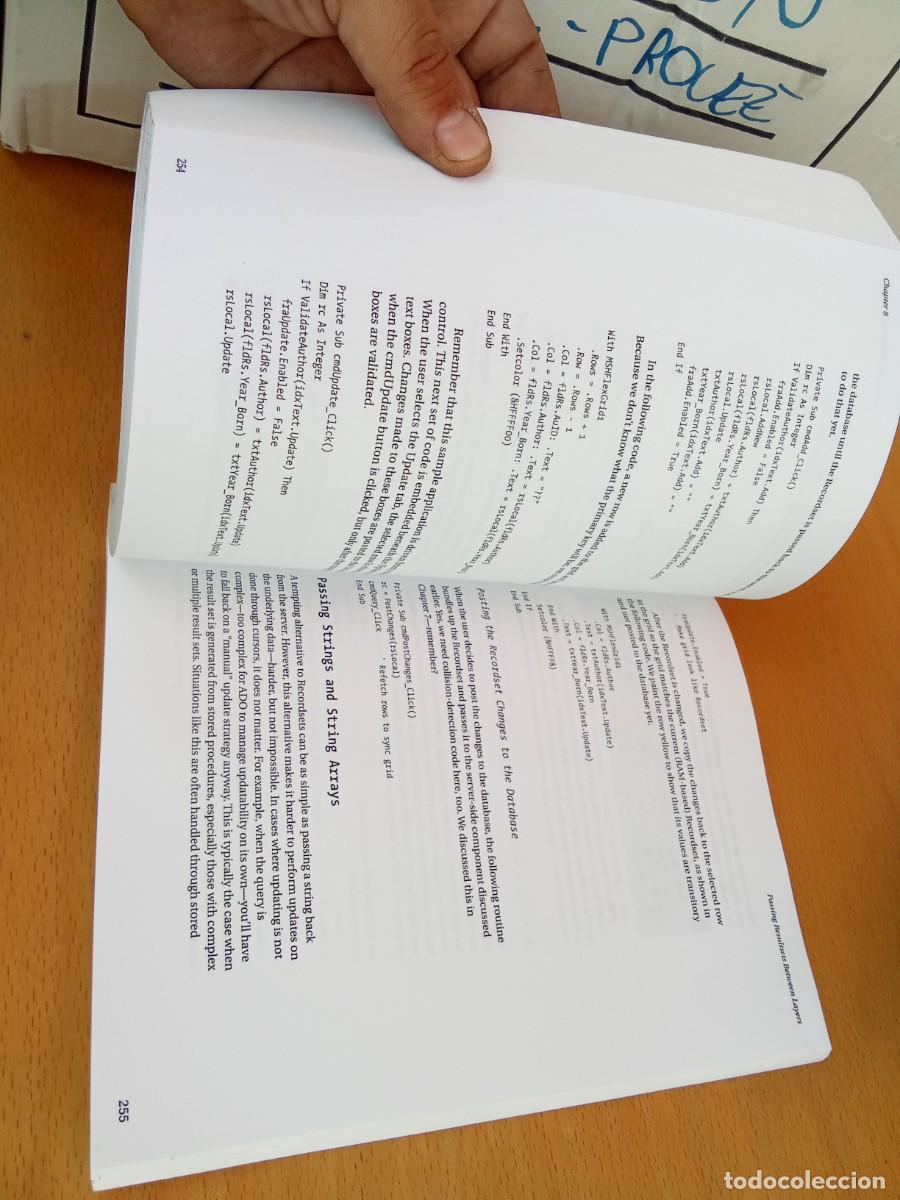 Libros de segunda mano: ADO EXAMPLES AND BEST PRACTICES/VAUGHN/CON CD/en ingles Ejemplos y mejores pr&aacute;cticas de ADO - Foto 18