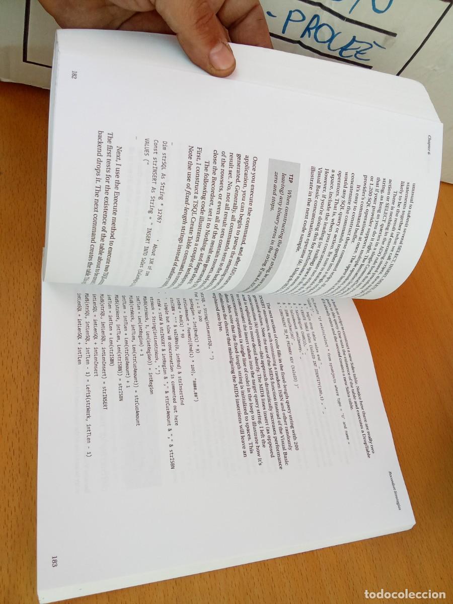 Libros de segunda mano: ADO EXAMPLES AND BEST PRACTICES/VAUGHN/CON CD/en ingles Ejemplos y mejores pr&aacute;cticas de ADO - Foto 20