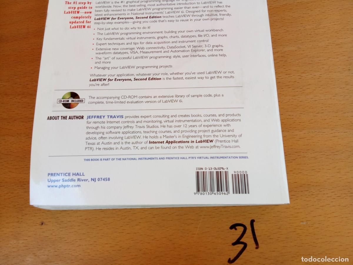 Libros de segunda mano: LAB VIEW FOR EVERYONE/TRAVIS/CON CD/en ingles LabVIEW para todos - Foto 25