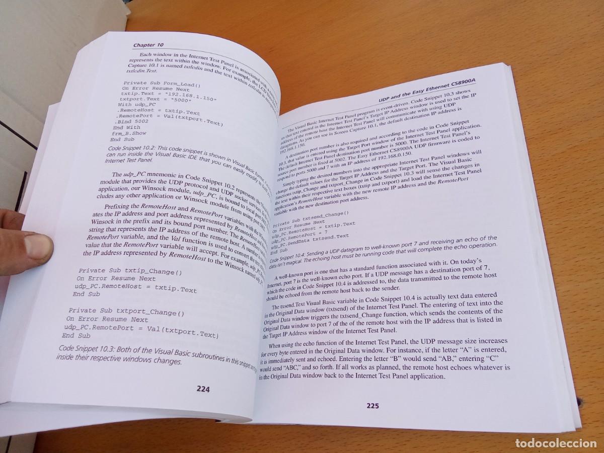 Libros de segunda mano: NETWORKING AND INTERNETWORKING WITCH MICROCONTROLLERS/CON CD/ ingles Redes e interconexi&oacute;n de redes - Foto 12