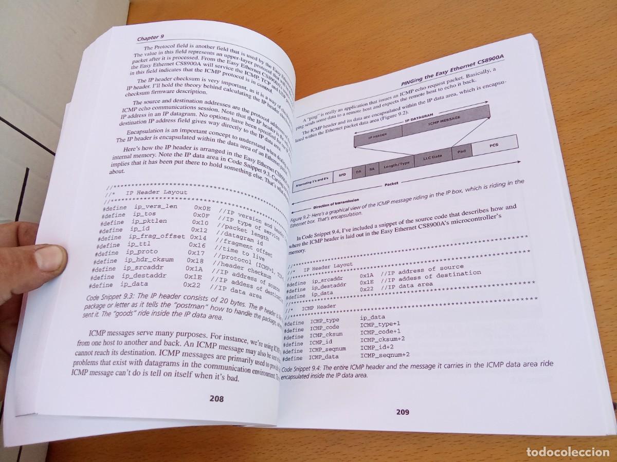 Libros de segunda mano: NETWORKING AND INTERNETWORKING WITCH MICROCONTROLLERS/CON CD/ ingles Redes e interconexi&oacute;n de redes - Foto 13