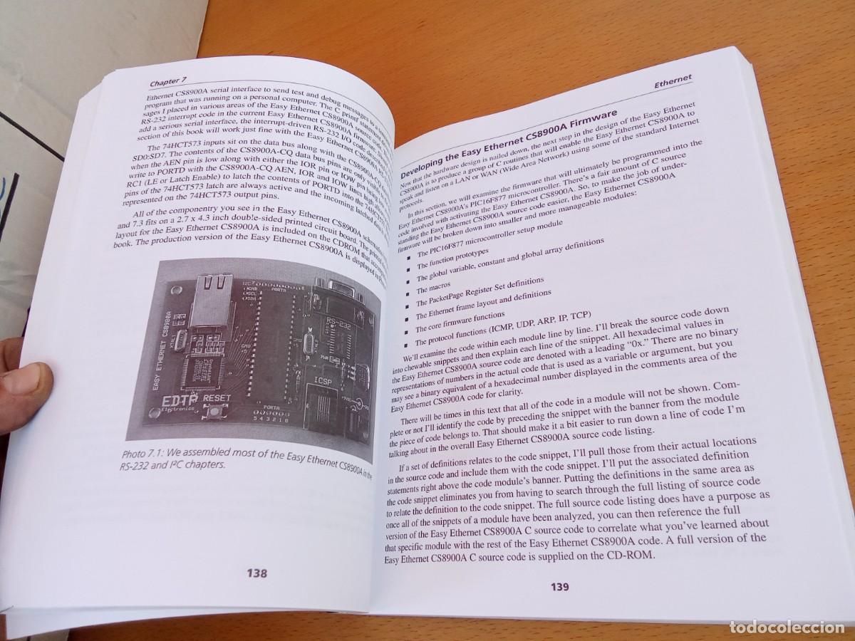 Libros de segunda mano: NETWORKING AND INTERNETWORKING WITCH MICROCONTROLLERS/CON CD/ ingles Redes e interconexi&oacute;n de redes - Foto 19
