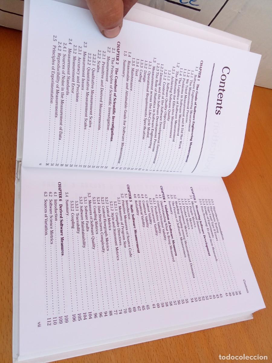 Libros de segunda mano: SOFTWARE ENGINEERING MEASUREMENT/MUNSON/en ingles INGENIER&Iacute;A DE SOFTWARE Y MEDICI&Oacute;N - Foto 10