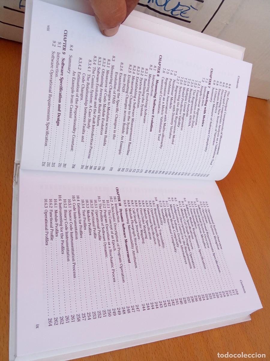 Libros de segunda mano: SOFTWARE ENGINEERING MEASUREMENT/MUNSON/en ingles INGENIER&Iacute;A DE SOFTWARE Y MEDICI&Oacute;N - Foto 11