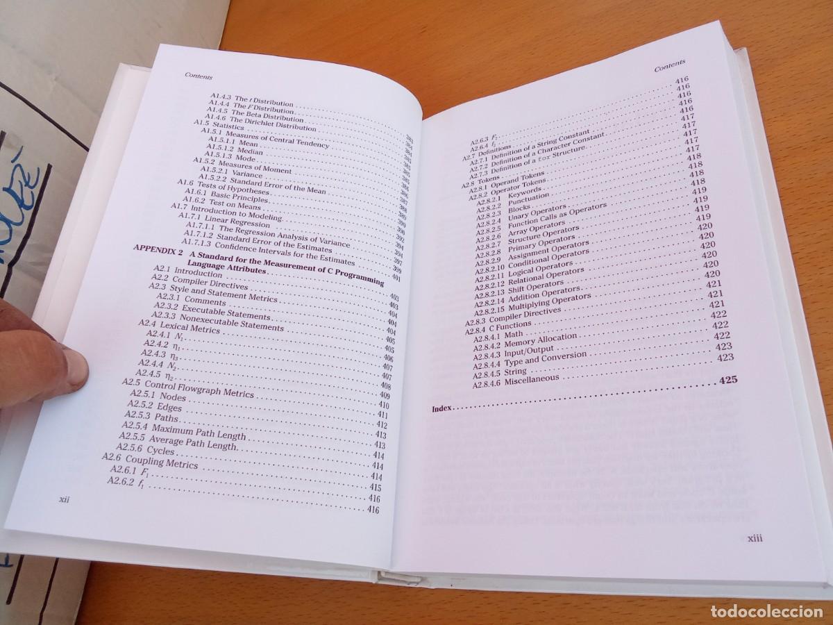 Libros de segunda mano: SOFTWARE ENGINEERING MEASUREMENT/MUNSON/en ingles INGENIER&Iacute;A DE SOFTWARE Y MEDICI&Oacute;N - Foto 13