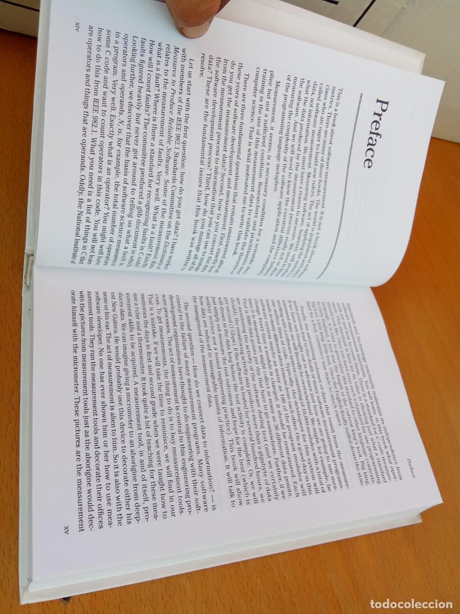 Libros de segunda mano: SOFTWARE ENGINEERING MEASUREMENT/MUNSON/en ingles INGENIER&Iacute;A DE SOFTWARE Y MEDICI&Oacute;N - Foto 14