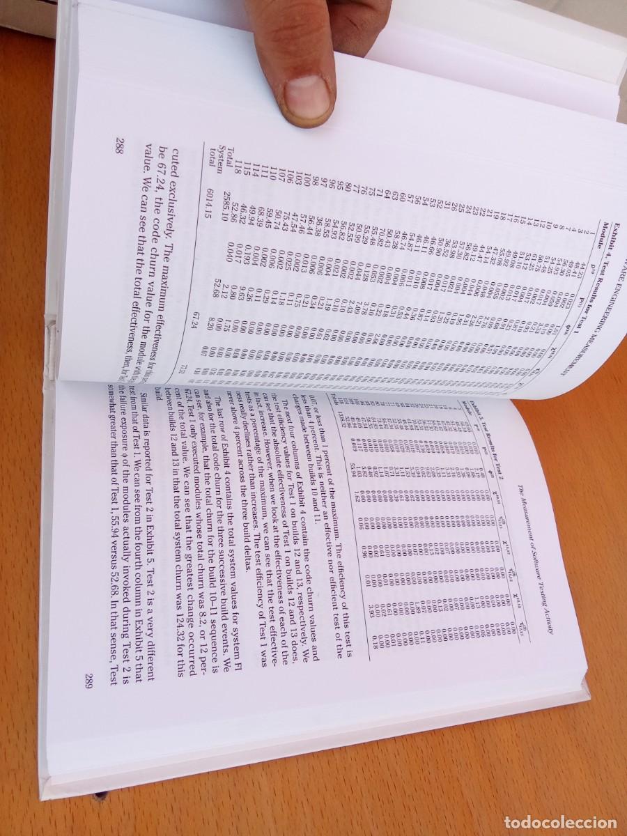 Libros de segunda mano: SOFTWARE ENGINEERING MEASUREMENT/MUNSON/en ingles INGENIER&Iacute;A DE SOFTWARE Y MEDICI&Oacute;N - Foto 15