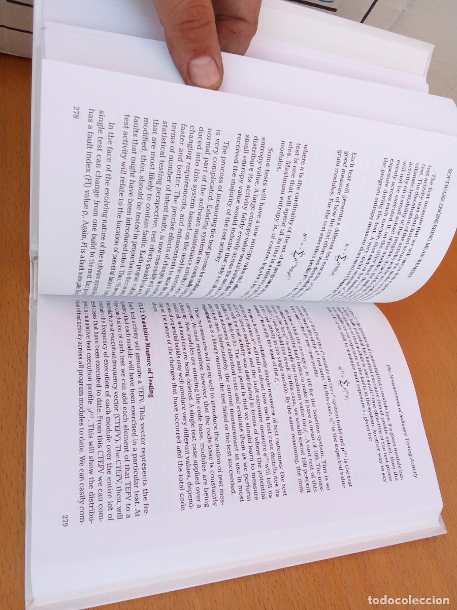 Libros de segunda mano: SOFTWARE ENGINEERING MEASUREMENT/MUNSON/en ingles INGENIER&Iacute;A DE SOFTWARE Y MEDICI&Oacute;N - Foto 17