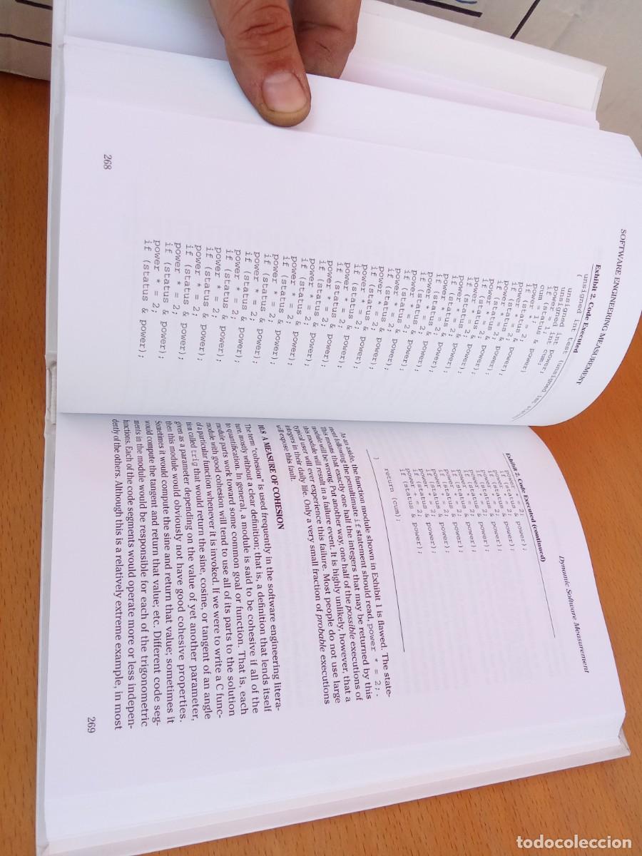 Libros de segunda mano: SOFTWARE ENGINEERING MEASUREMENT/MUNSON/en ingles INGENIER&Iacute;A DE SOFTWARE Y MEDICI&Oacute;N - Foto 18