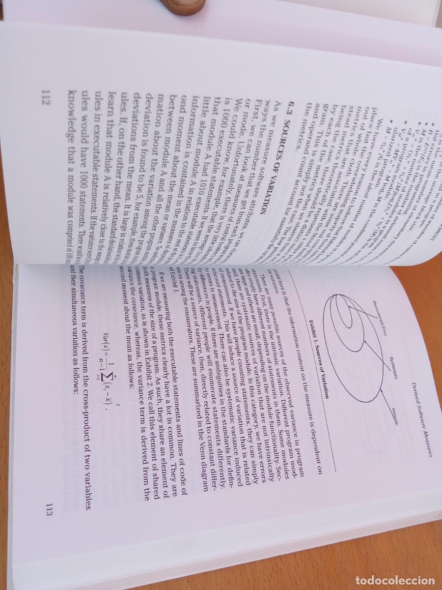 Libros de segunda mano: SOFTWARE ENGINEERING MEASUREMENT/MUNSON/en ingles INGENIER&Iacute;A DE SOFTWARE Y MEDICI&Oacute;N - Foto 23