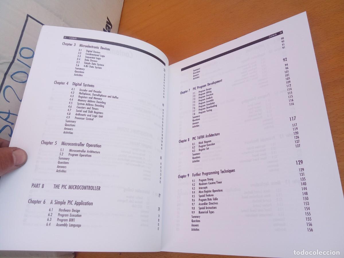 Libros de segunda mano: PIC MICROCONTROLLERS MICROELECTRONICS/BATES/en ingles Microcontroladores PIC Introducci&oacute;n microelect - Foto 9