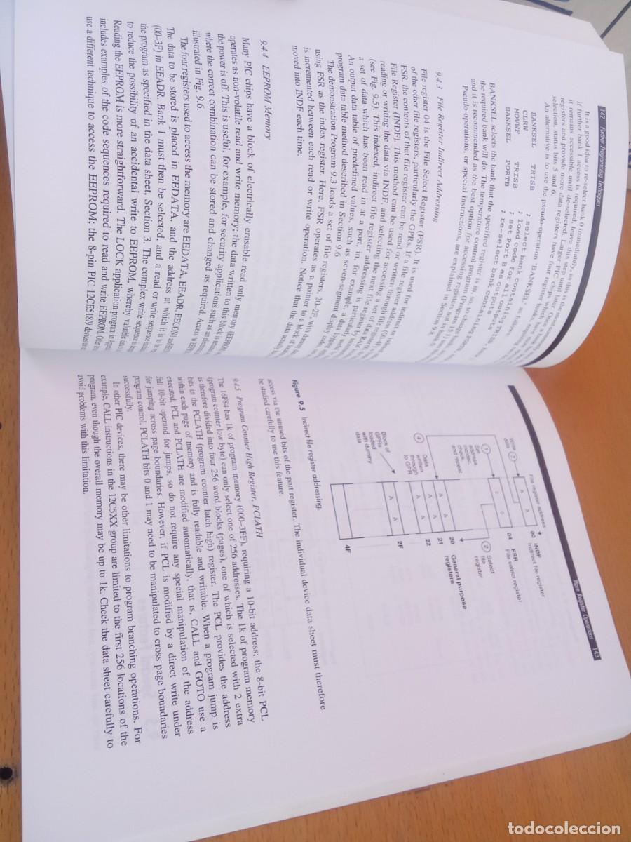 Libros de segunda mano: PIC MICROCONTROLLERS MICROELECTRONICS/BATES/en ingles Microcontroladores PIC Introducci&oacute;n microelect - Foto 18