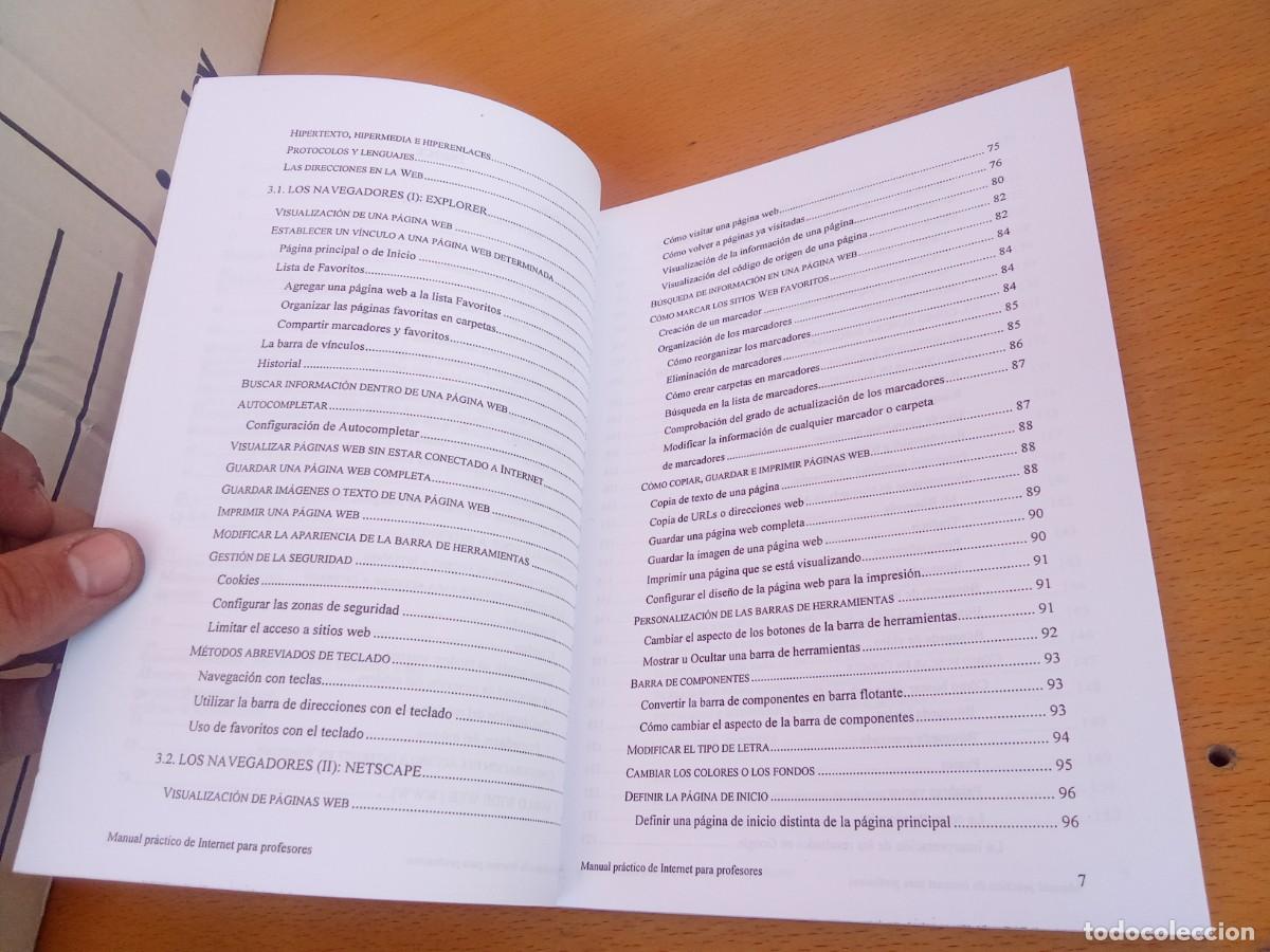 Libros de segunda mano: MANUAL PRACTICO DE INTERNET PARA PROFESORES / VALVERDE / KARA34 / MORALES - Foto 7