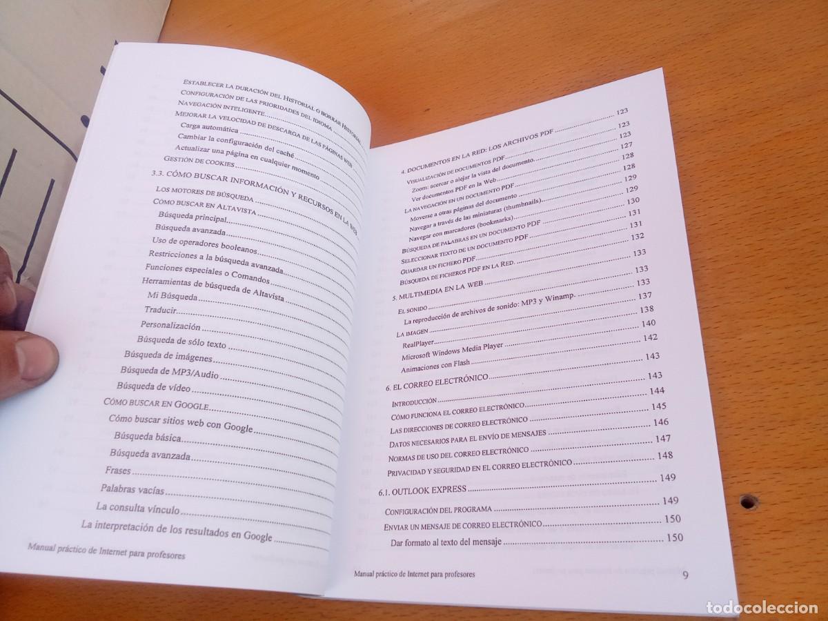 Libros de segunda mano: MANUAL PRACTICO DE INTERNET PARA PROFESORES / VALVERDE / KARA34 / MORALES - Foto 8