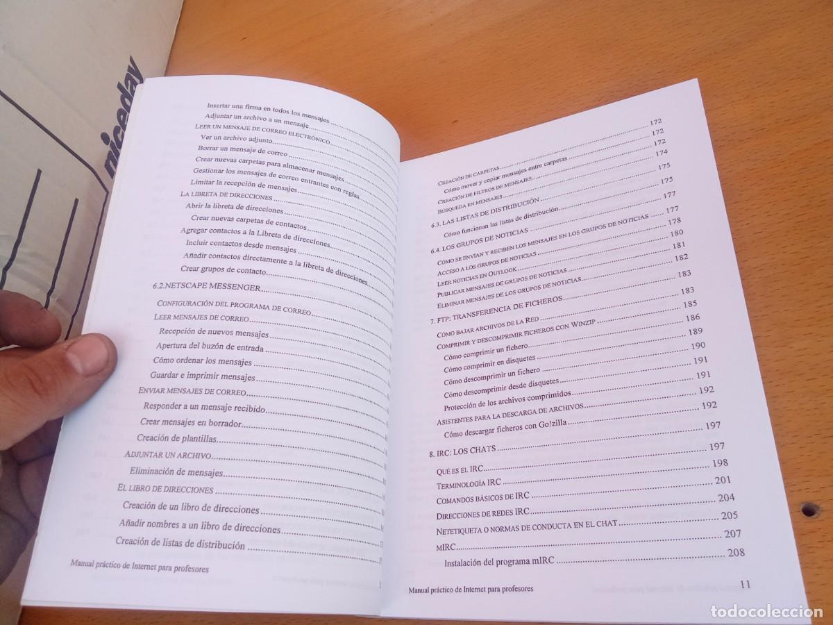 Libros de segunda mano: MANUAL PRACTICO DE INTERNET PARA PROFESORES / VALVERDE / KARA34 / MORALES - Foto 9