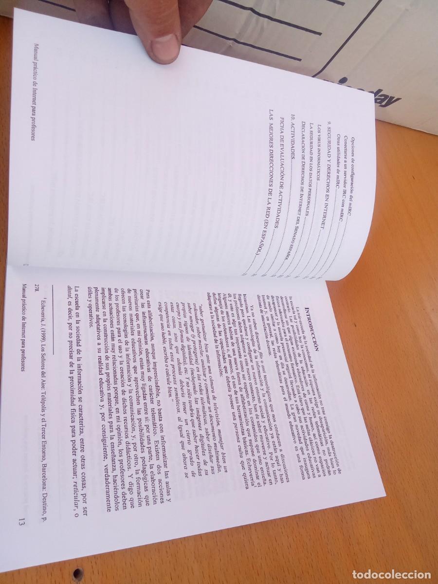 Libros de segunda mano: MANUAL PRACTICO DE INTERNET PARA PROFESORES / VALVERDE / KARA34 / MORALES - Foto 10