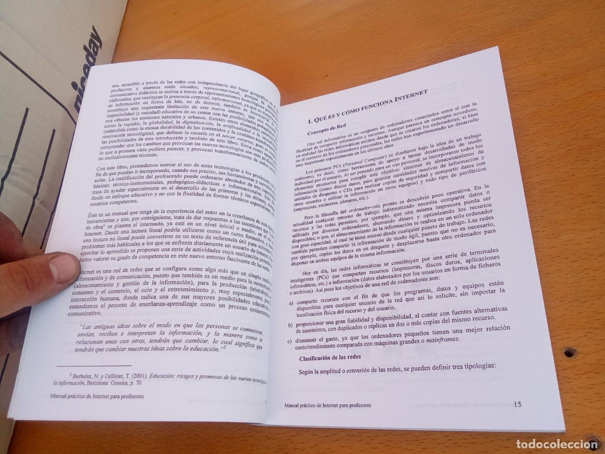 Libros de segunda mano: MANUAL PRACTICO DE INTERNET PARA PROFESORES / VALVERDE / KARA34 / MORALES - Foto 11