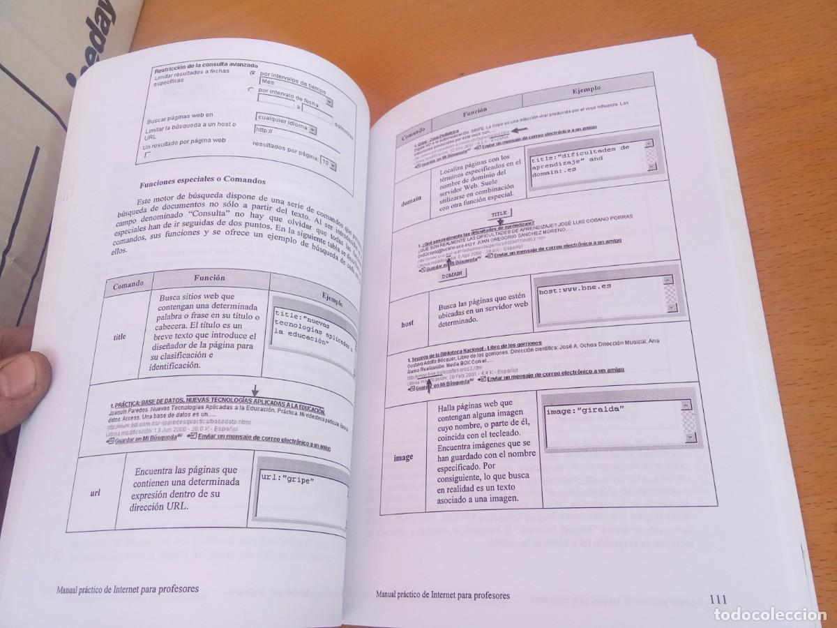 Libros de segunda mano: MANUAL PRACTICO DE INTERNET PARA PROFESORES / VALVERDE / KARA34 / MORALES - Foto 21