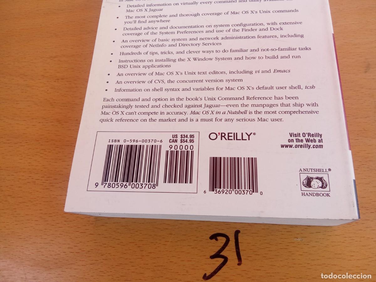 Libros de segunda mano: MAC OS X IN A NUTSHELL / KARA34 - Foto 24