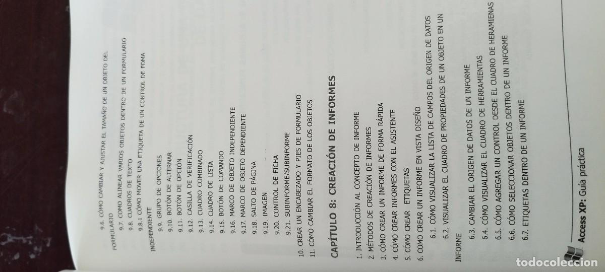 Libros de segunda mano: ACCESS XP GUIA PRACTICA / JOXMAN / PU-GUI-20 - Foto 14
