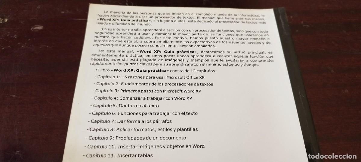 Libros de segunda mano: WORD XP GUIA PRACTICA / JOXMAN / PU-GUI-20 - Foto 5