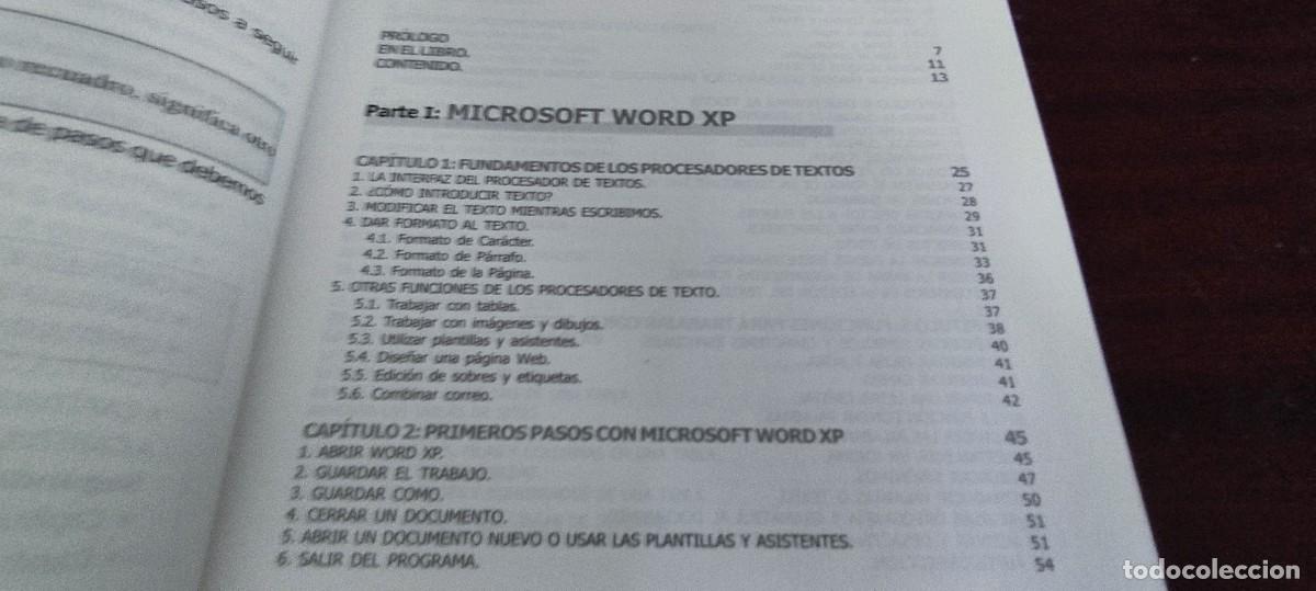 Libros de segunda mano: MICROSOFT OFFICE XP WORD EXCELL Y ACCESS / EDICION PROFESIONAL / PU-GUI-20 / JOXMAN - Foto 8