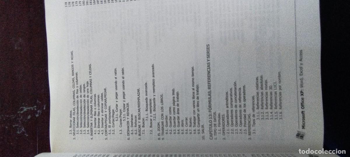 Libros de segunda mano: MICROSOFT OFFICE XP WORD EXCELL Y ACCESS / EDICION PROFESIONAL / PU-GUI-20 / JOXMAN - Foto 12