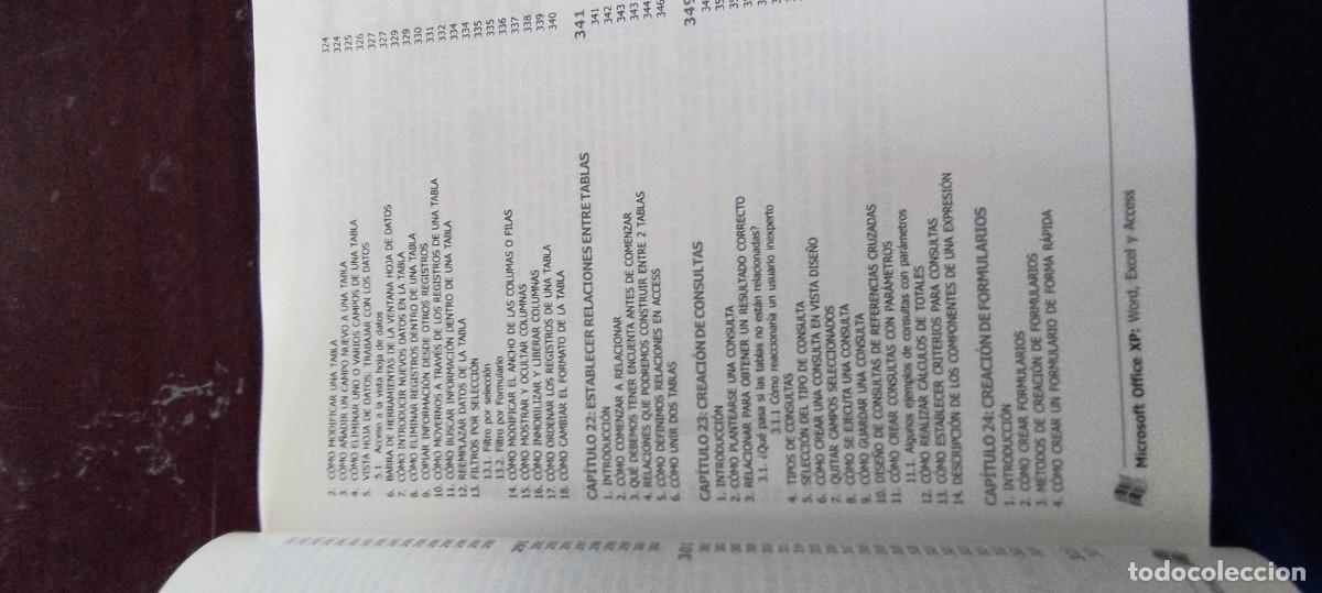 Libros de segunda mano: MICROSOFT OFFICE XP WORD EXCELL Y ACCESS / EDICION PROFESIONAL / PU-GUI-20 / JOXMAN - Foto 16