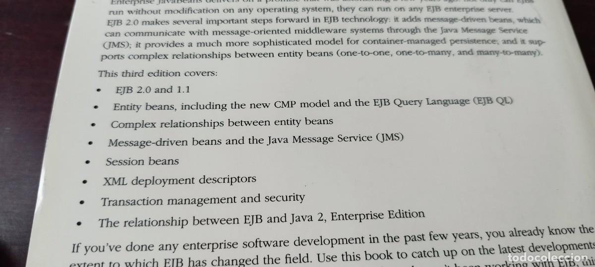 Libros de segunda mano: ENTERPRISE JAVA BEANS, MONSON/OREILLY/ Z703/en ingles - Foto 7