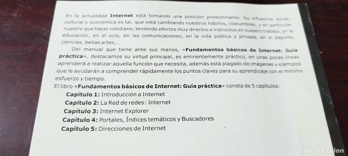Libros de segunda mano: FUNDAMENTOS BASICOS DE INTERNET GUIA PRACTICA / JOXMAN / Z703 - Foto 6
