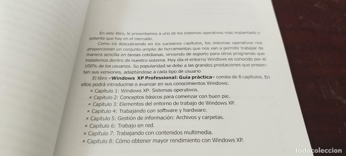 Libros de segunda mano: WINDOWS XP GUIA PRACTICA / JOXMAN / Z703 - Foto 11