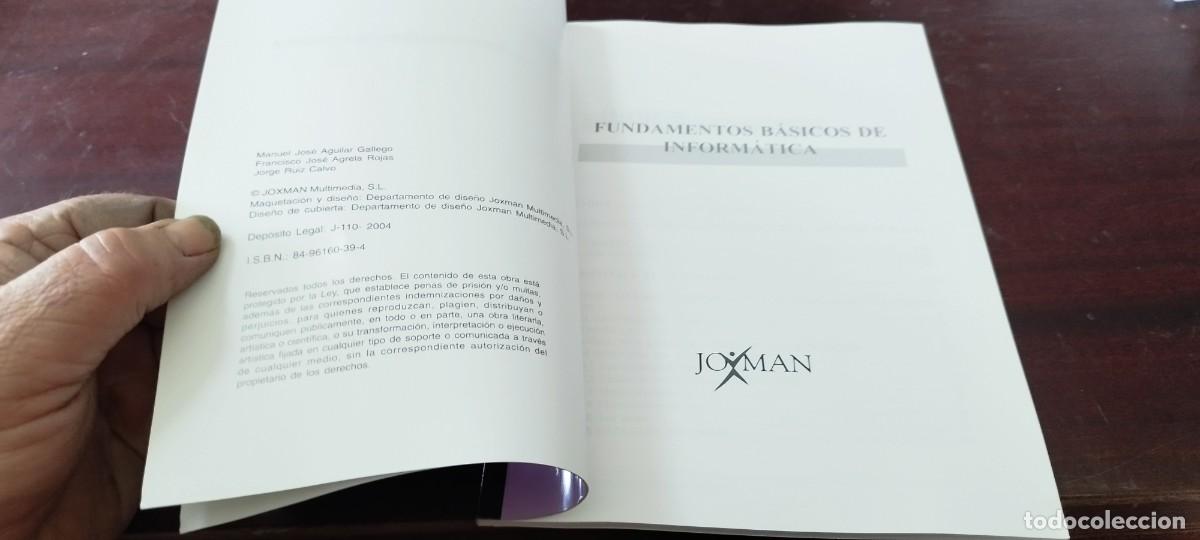 Libros de segunda mano: FUNDAMENTOS BASICOS DE INFORMATICA / JOXMAN / Z703 - Foto 7