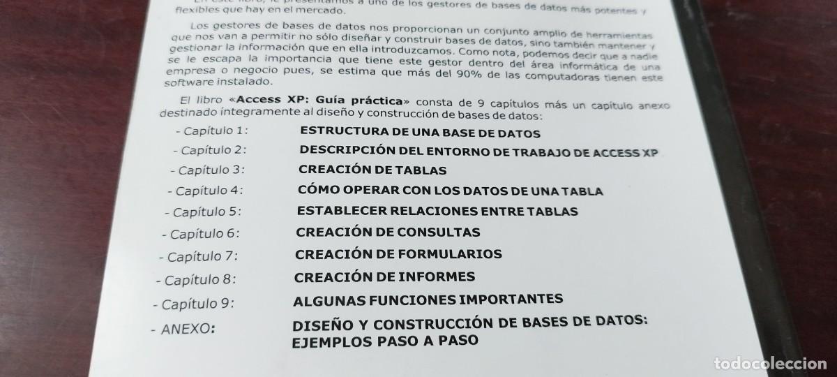 Libros de segunda mano: ACCESS XP GUIA PRACTICA / JOXMAN / Z703 - Foto 6