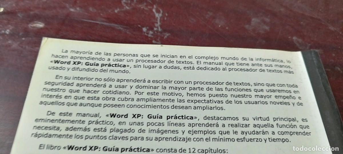 Libros de segunda mano: WORD XP GUIA PRACTICA / JOXMAN / Z703 - Foto 7