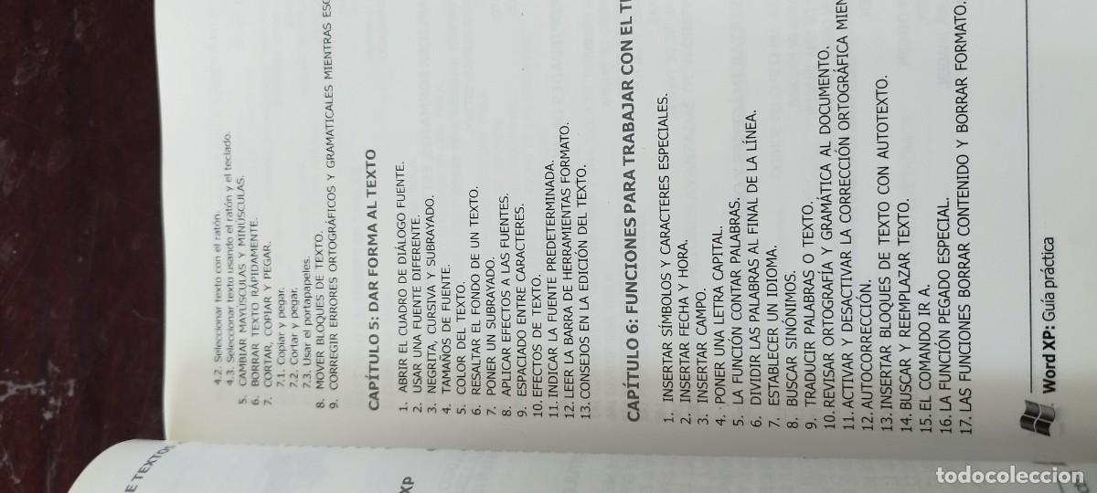 Libros de segunda mano: WORD XP GUIA PRACTICA / JOXMAN / Z703 - Foto 14