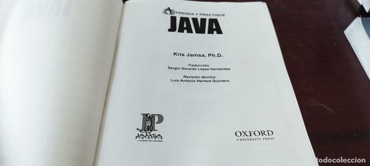 Libros de segunda mano: APRENDA Y PRACTIQUE JAVA / KRIS JAMSA / ZUX20 / OXFORD - Foto 8