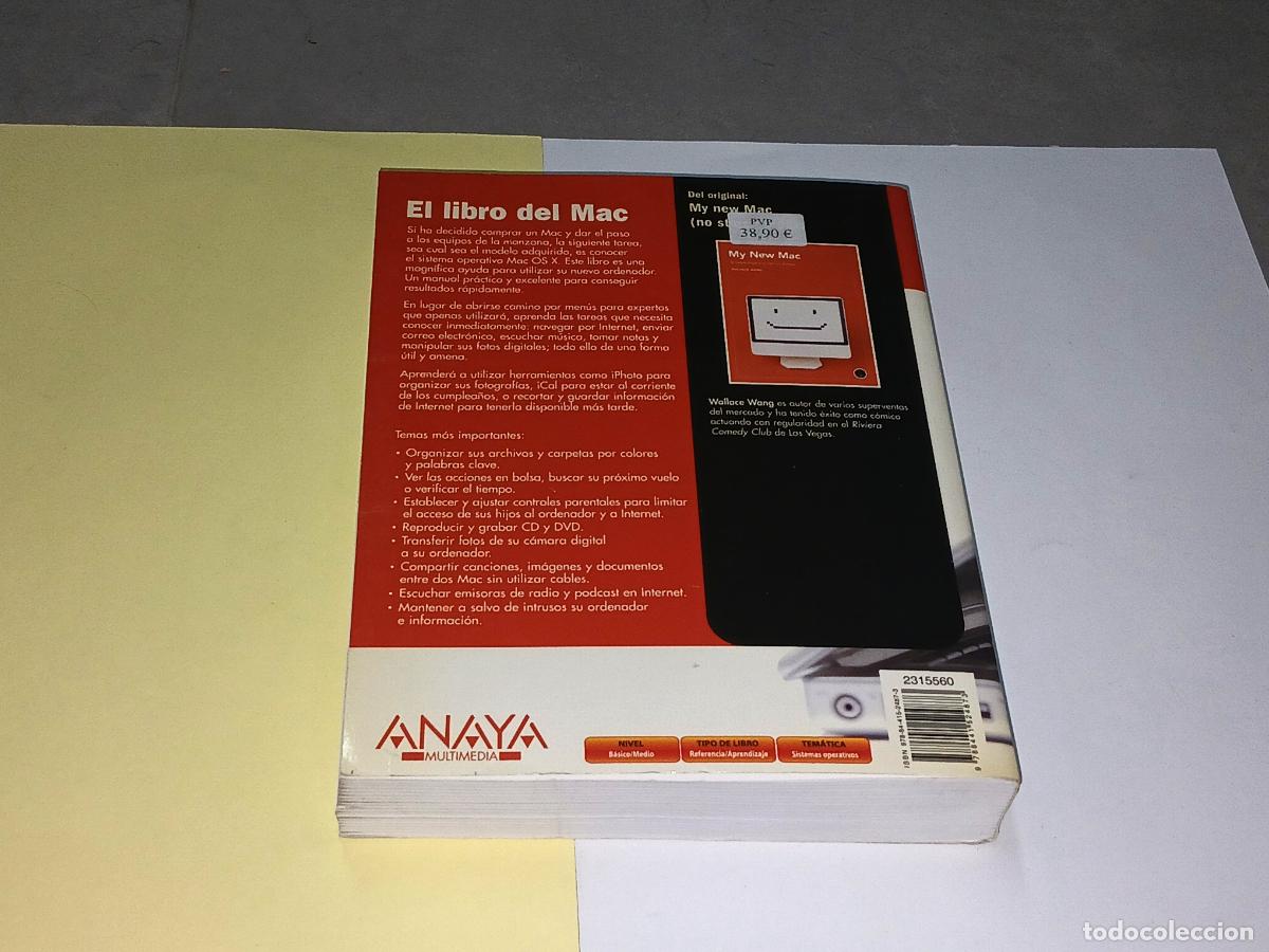 Libros de segunda mano: Libro-Manual. El libro del Mac, Wallace Wang, Anaya Multimedia, 2008 - Foto 8