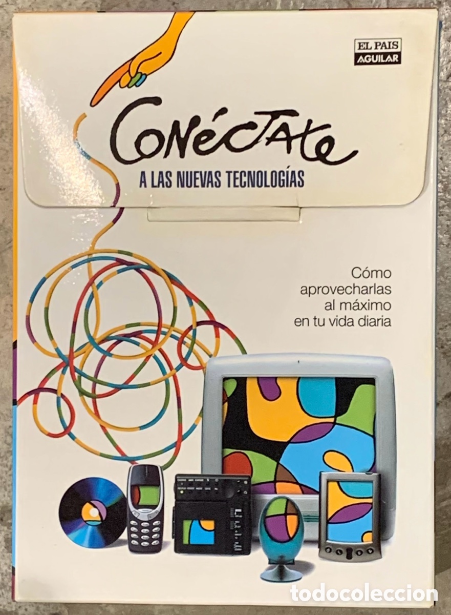 Libros de segunda mano: Libro y Fichas. Con&eacute;ctate a las Nuevas Tecnolog&iacute;as. El Pa&iacute;s Aguilar. 2000.