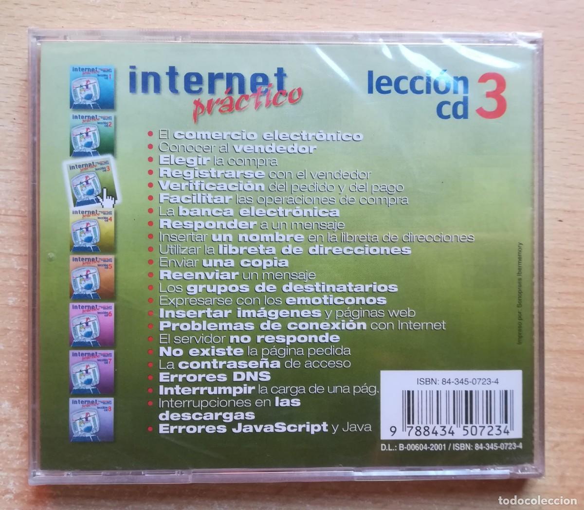 Libros de segunda mano: CD Precintado: Internet pr&aacute;ctico. Lecci&oacute;n CD 3. - Foto 2
