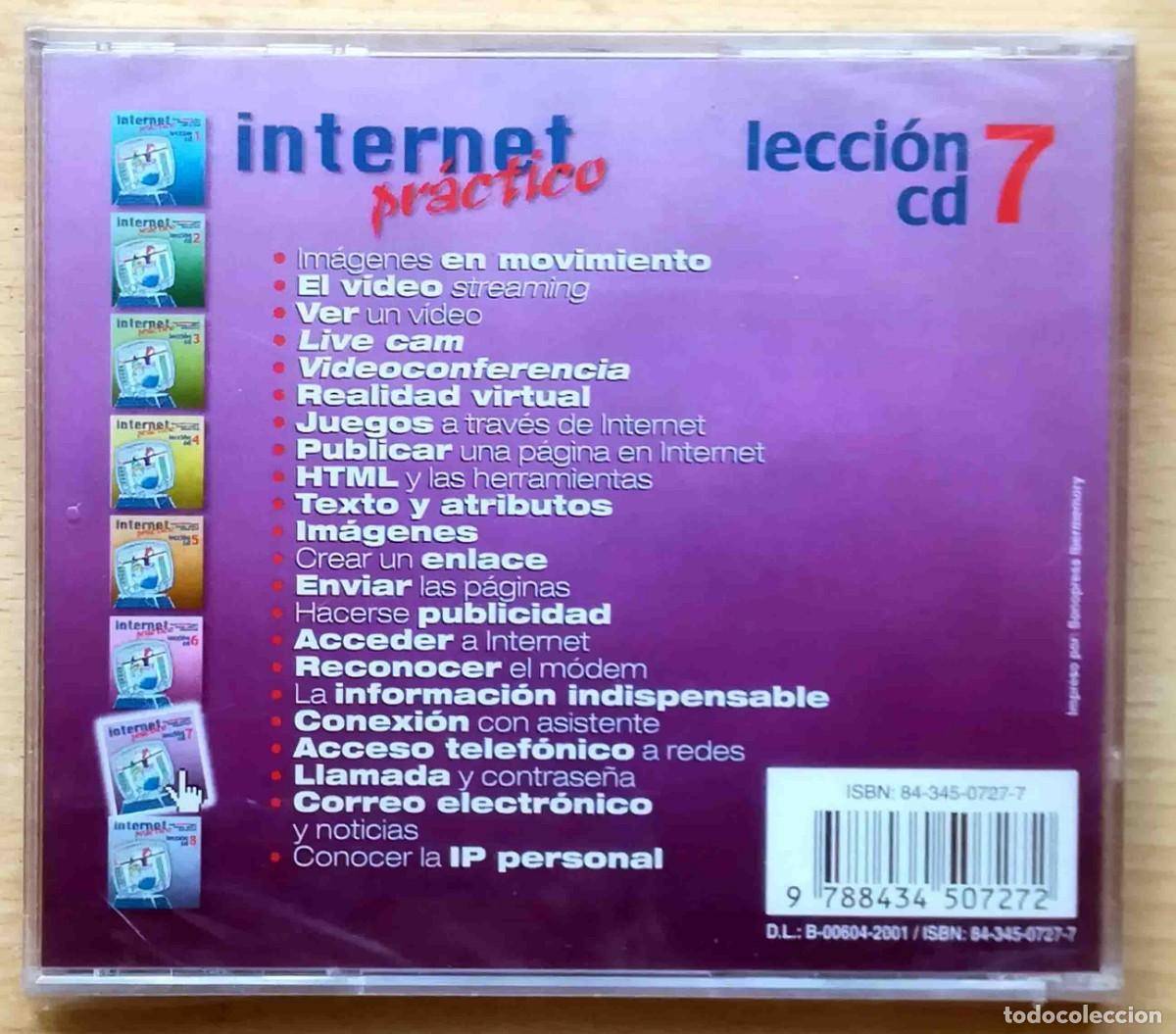 Libros de segunda mano: CD Precintado: Internet pr&aacute;ctico. Lecci&oacute;n CD 7. - Foto 2