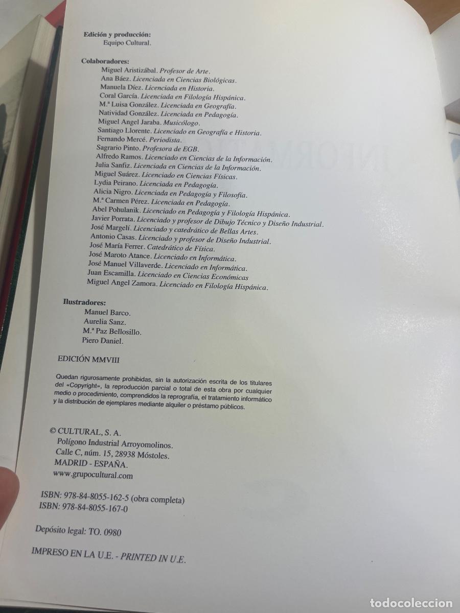 Libros de segunda mano: Libro Inform&aacute;tica | Nuevo plan de estudios consultor universal del estudiante | - Foto 3