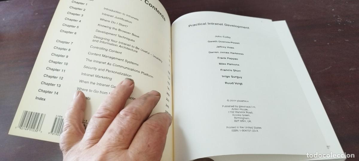 Libros de segunda mano: PRACTICAL INTRANET DEVELOPMENT/COLBY&hellip;/PU-GUI-20/EN INGLES Desarrollo pr&aacute;ctico de intranet - Foto 8