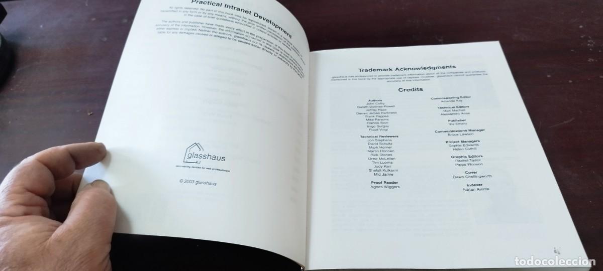 Libros de segunda mano: PRACTICAL INTRANET DEVELOPMENT/COLBY&hellip;/PU-GUI-20/EN INGLES Desarrollo pr&aacute;ctico de intranet - Foto 9